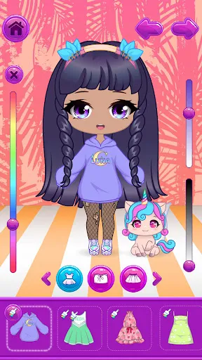 Chibi Dress Up Beauty Salon screenshot