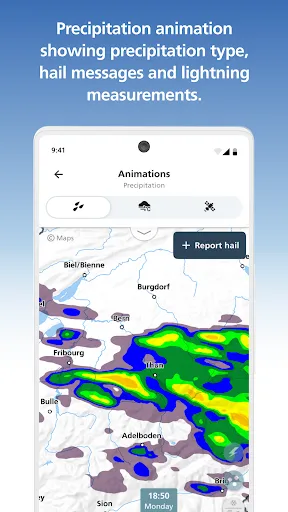 MeteoSwiss screenshot