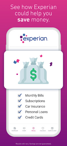Experian® screenshot