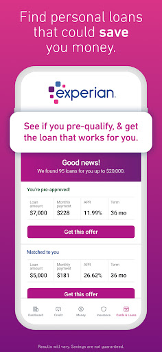Experian® screenshot