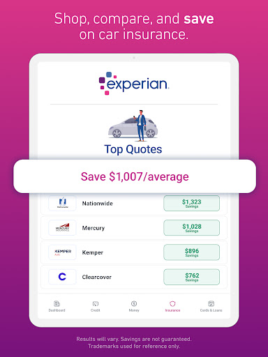 Experian® screenshot