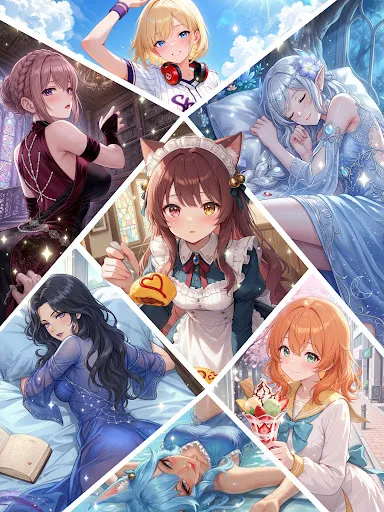 Cards of Waifu: Collect & Duel screenshot
