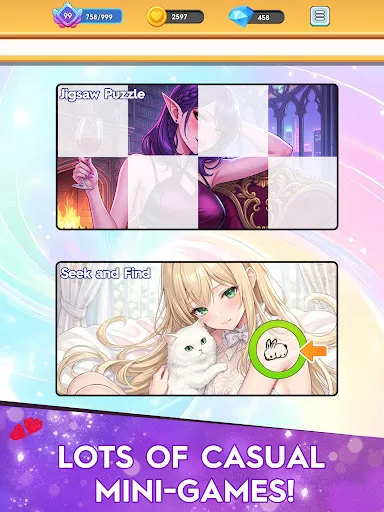 Cards of Waifu: Collect & Duel screenshot