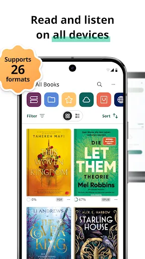 PocketBook reader - EPUB, PDF screenshot