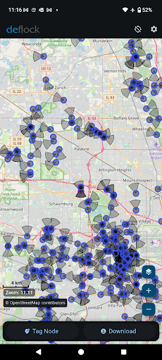 DeFlock.me screenshot