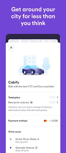 Cabify screenshot
