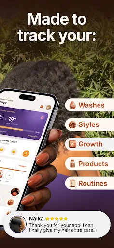 Shea: Hair Care Growth Tracker screenshot