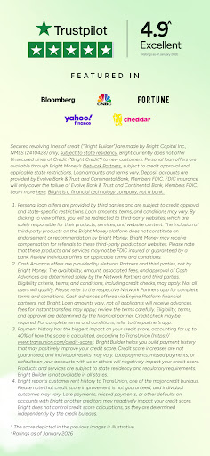 Bright: Loans & Credit Builder screenshot