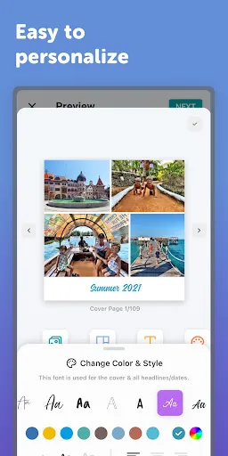 Journi Print - 5min Photo Book screenshot