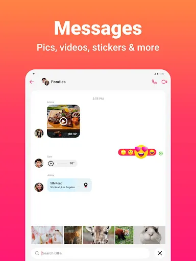 JusTalk - Video Chat & Calls screenshot