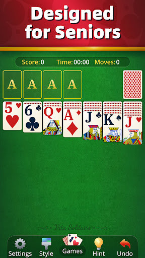 Vita Solitaire for Seniors screenshot