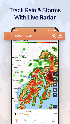 Live Weather Radar Launcher screenshot