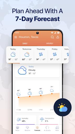 Live Weather Radar Launcher screenshot