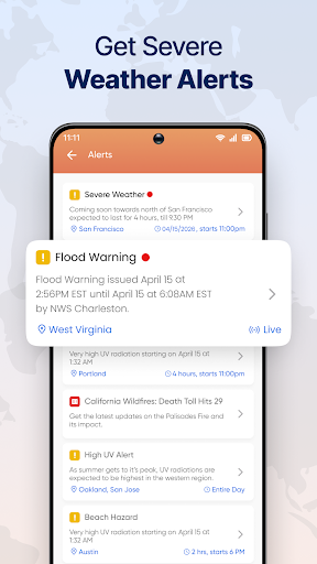 Live Weather Radar Launcher screenshot