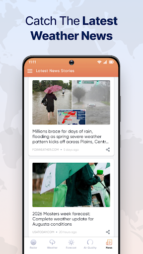 Live Weather Radar Launcher screenshot