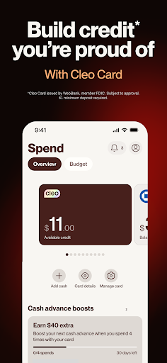Cleo AI: Cash Advance & Money screenshot