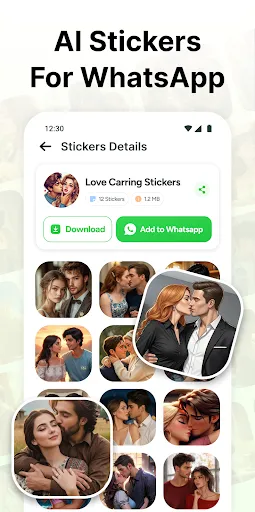Love Romantic Kiss WAStickers screenshot