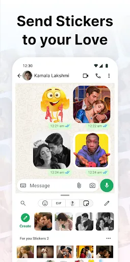 Love Romantic Kiss WAStickers screenshot