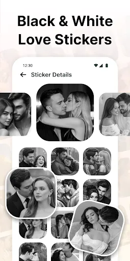 Love Romantic Kiss WAStickers screenshot