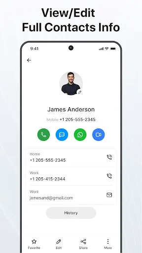 Contacts screenshot