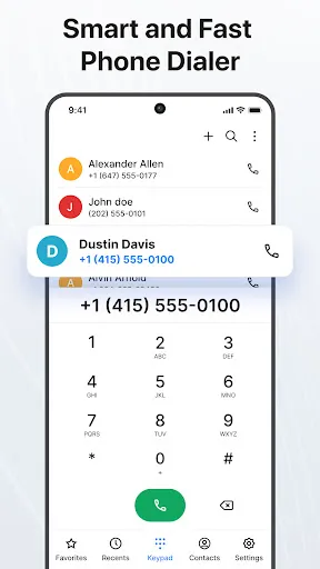 Contacts screenshot