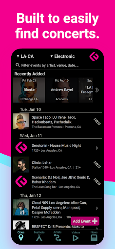 Edmtrain Concerts & Raves screenshot
