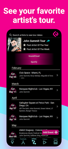 Edmtrain Concerts & Raves screenshot