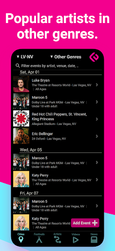 Edmtrain Concerts & Raves screenshot