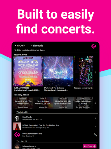 Edmtrain Concerts & Raves screenshot