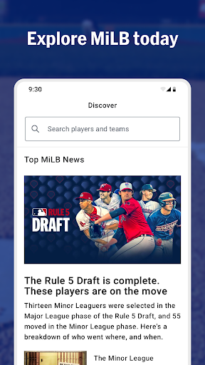 MiLB screenshot