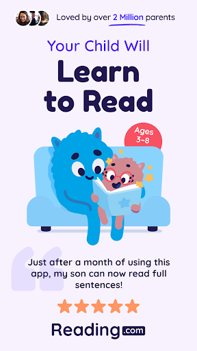 Learn to Read: Reading.com screenshot