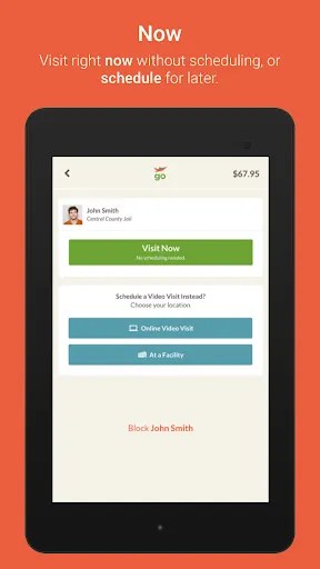 GettingOut Visits screenshot