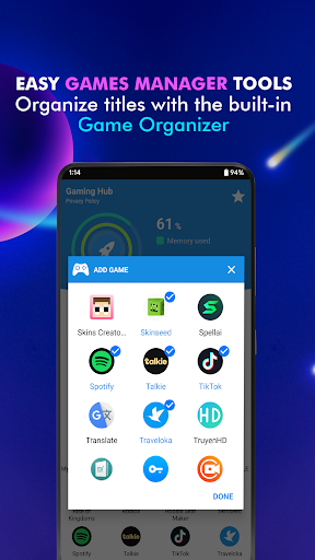 Gaming Hub: Game Launcher App screenshot