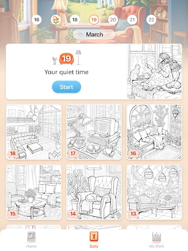 Chill Color - Paint by Number screenshot