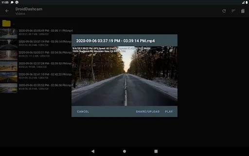 Droid Dashcam - Video Recorder screenshot