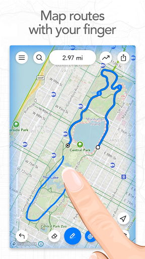 Footpath Route Planner screenshot