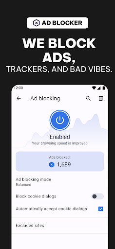 Opera: Private Web Browser screenshot