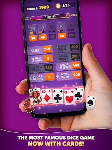 Yatzy Cards screenshot