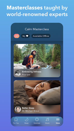 Calm - Sleep, Meditate, Relax screenshot