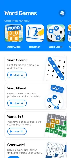 Word Games: CrossWord & Search screenshot