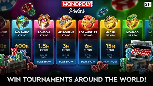 MONOPOLY Poker - Texas Holdem screenshot