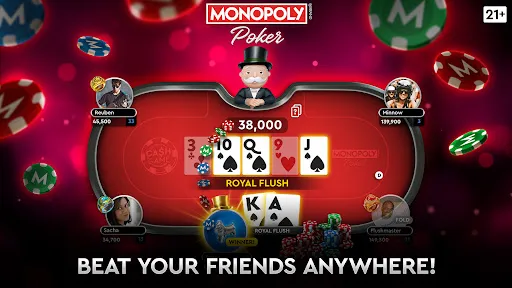 MONOPOLY Poker - Texas Holdem screenshot