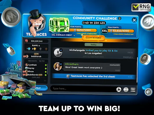 MONOPOLY Poker - Texas Holdem screenshot