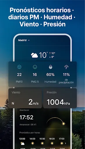 WeatherPop Español (Aviso) screenshot