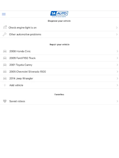 1A Auto: Parts & Repair Videos screenshot