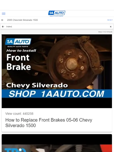 1A Auto: Parts & Repair Videos screenshot