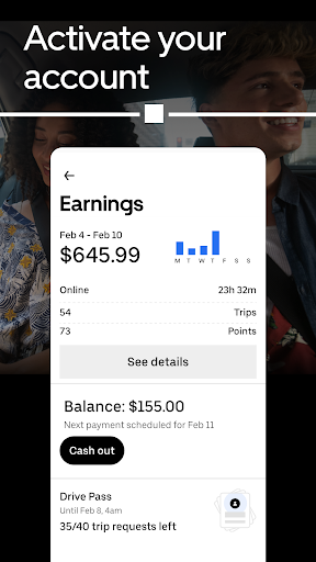 Uber - Driver: Drive & Deliver screenshot
