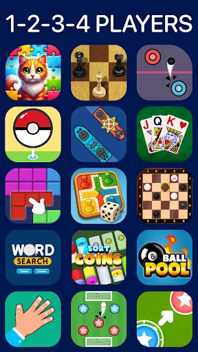 2 Player Games Offline - 1234 screenshot
