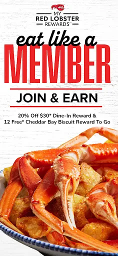 Red Lobster Dining Rewards App screenshot