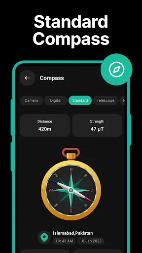 Digital Compass for Android screenshot
